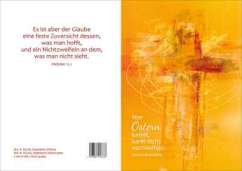 Doppelkarte plano - Lichtkreuz 