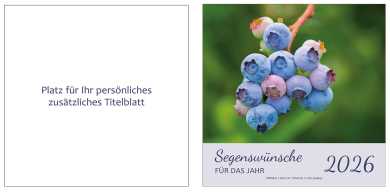 Kalender Segenswünsche - personalisiert 