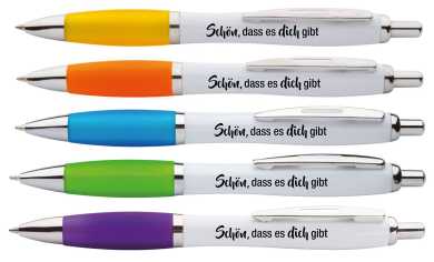 5er-Set Kugelschreiber - Schön, dass es dich gibt 