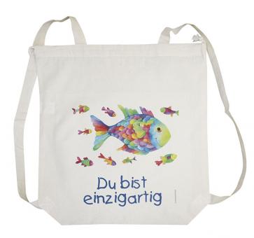 Rucksack Baumwolle - Fische - Du bist einzigartig 