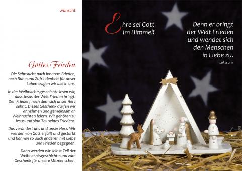 Weihnachten Querformat : Weihnachtskarte Mit Rotem Geschenkpaket Im Querformat : Dann wird an ...