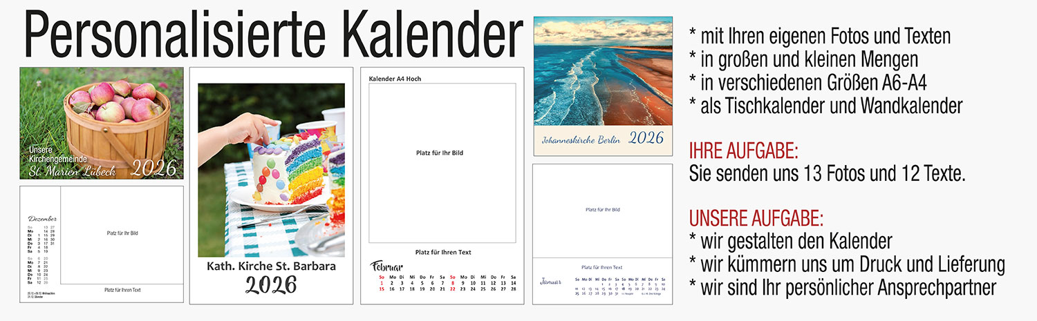 Personalisierte Kalender | Persönliche Kalender